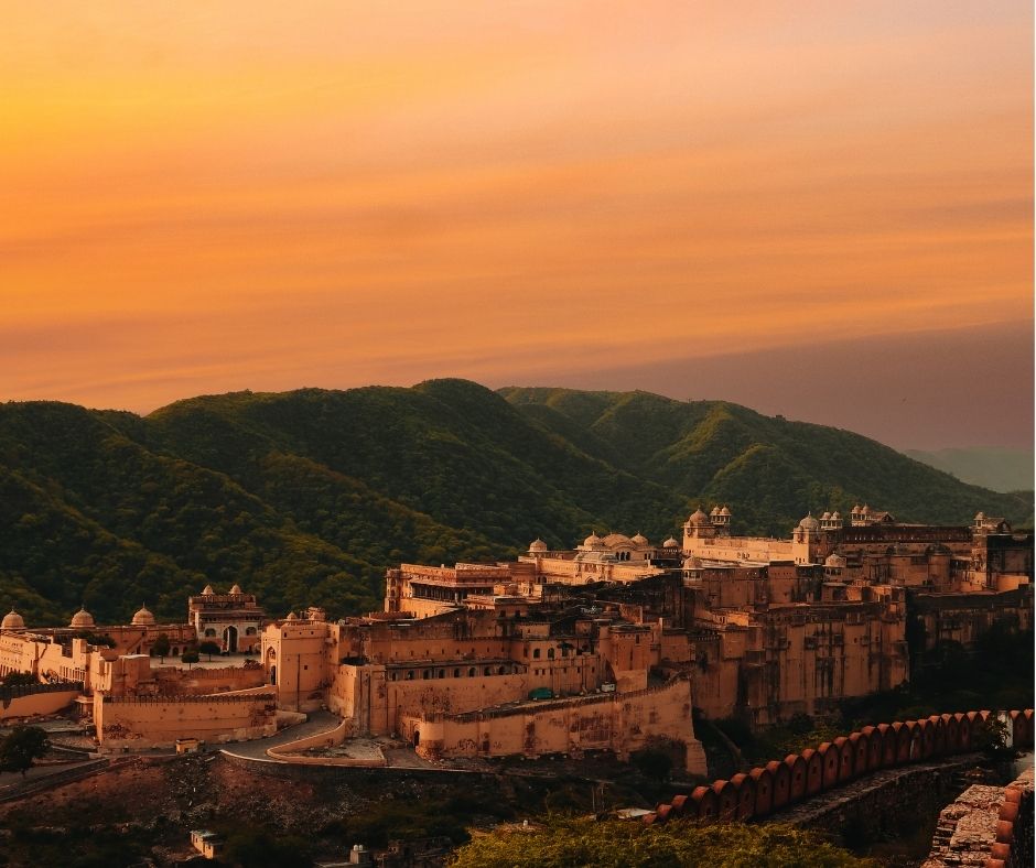 Amber Fort v noci