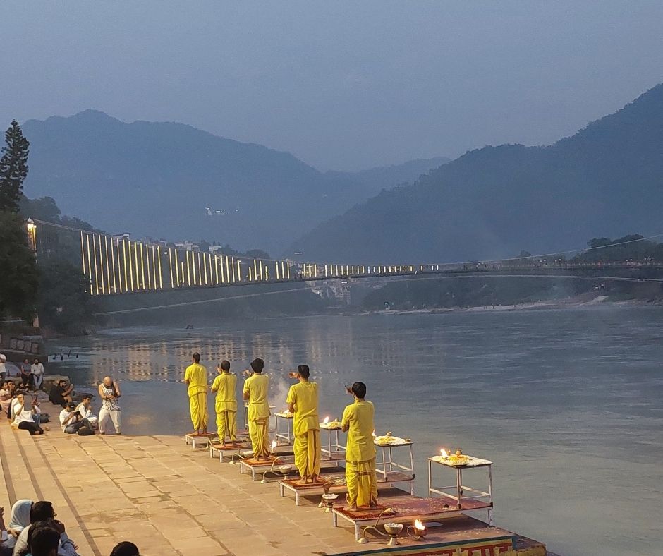 Rishikesh Ganga art