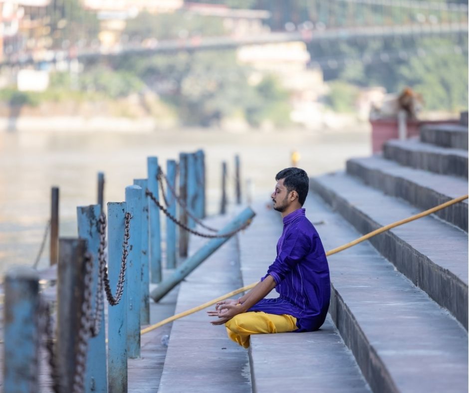 Rishikesh meditacia