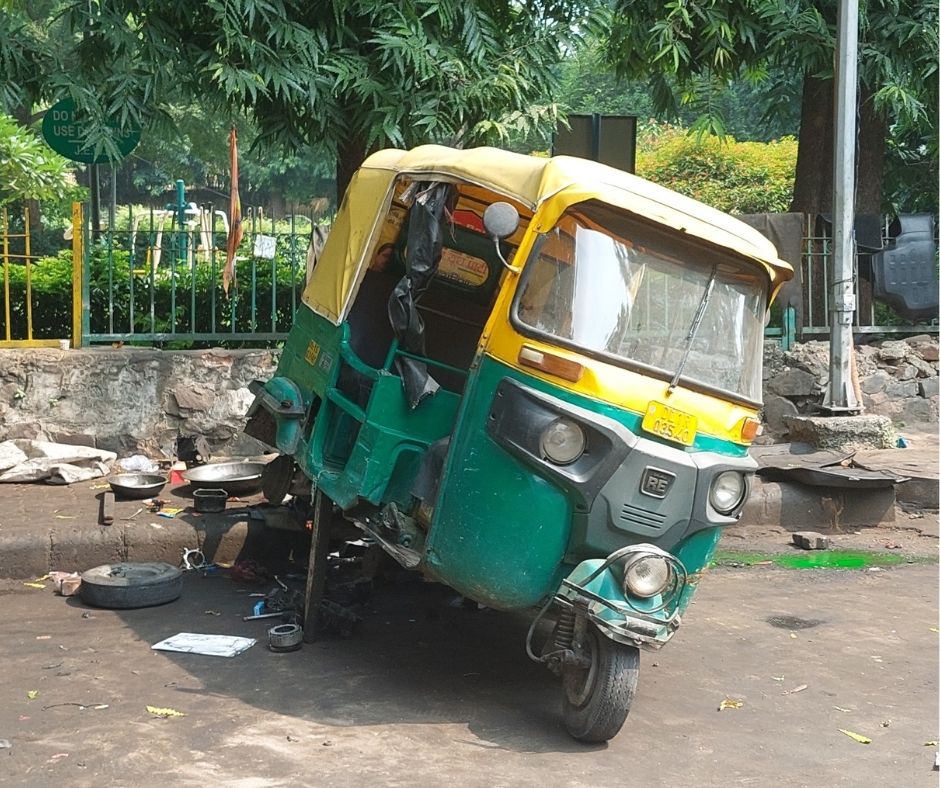 Tuk-Tuk na indických cestách